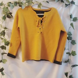 J Crew collection Lace Up Merino Wool. Size XS